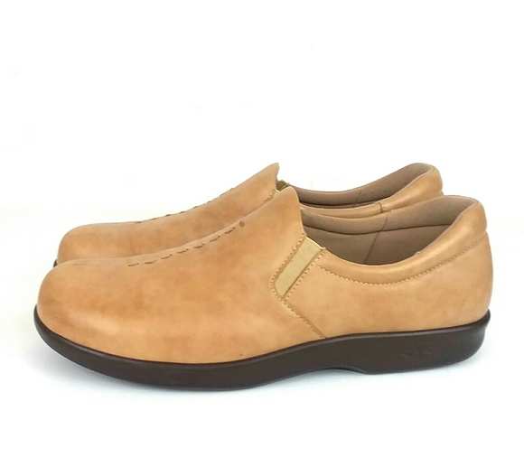 SAS Brand Tri Comfort Tan Leather Loafers - Picture 2 of 5